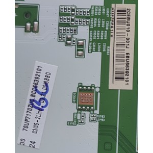 MAIN PARA TV LG / NUMERO DE PARTE EBU66392101 / EAX69715102(1.0) / PANEL NC700DQE-VSHX7 / DISPLAY JE695R3HD57 / MODELO 70UP7070PUE.BUSMLKR	